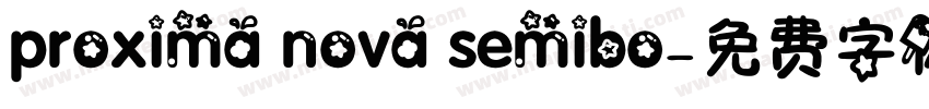 proxima nova semibo字体转换